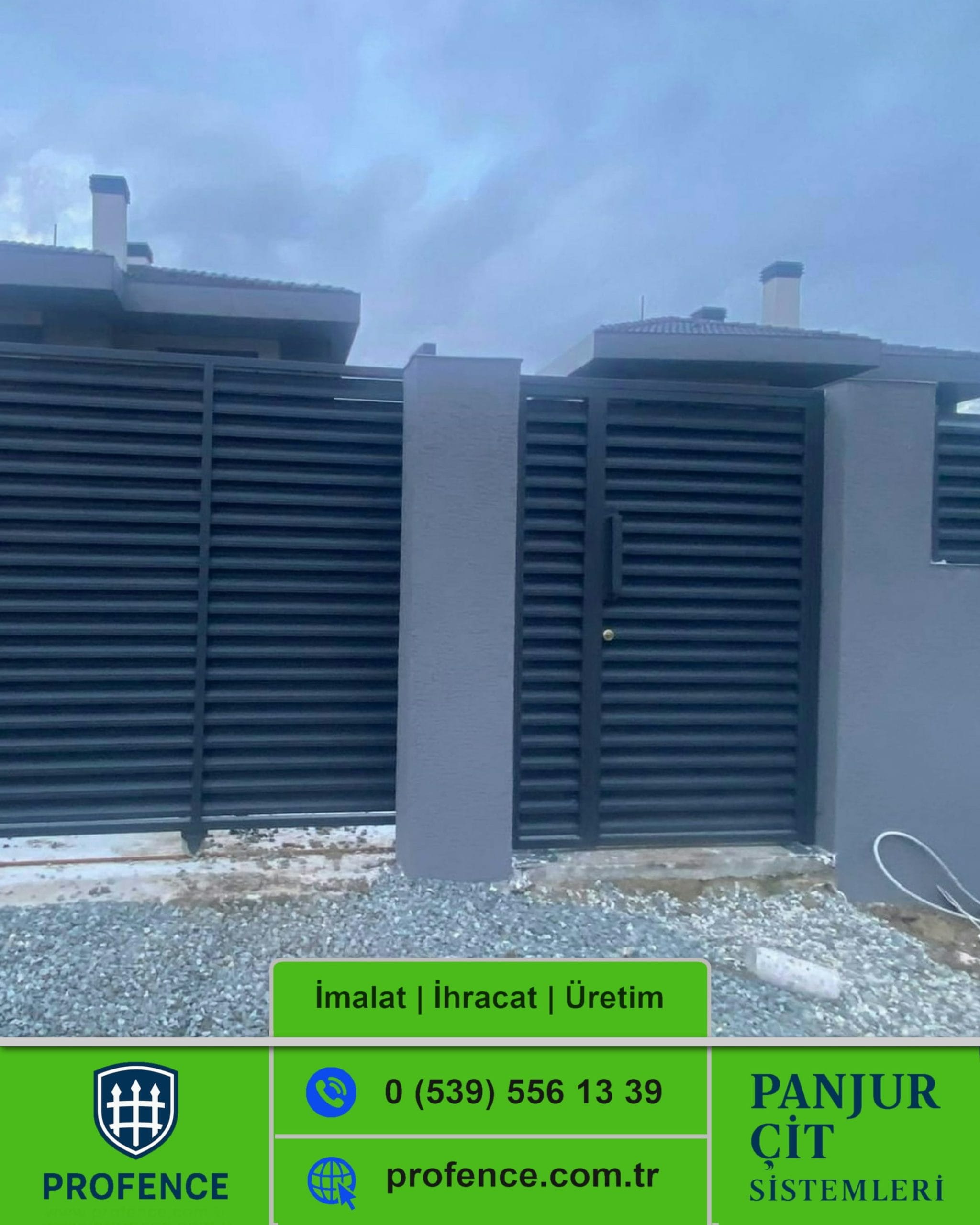 Profence Çift Açılan Panjur Kapı