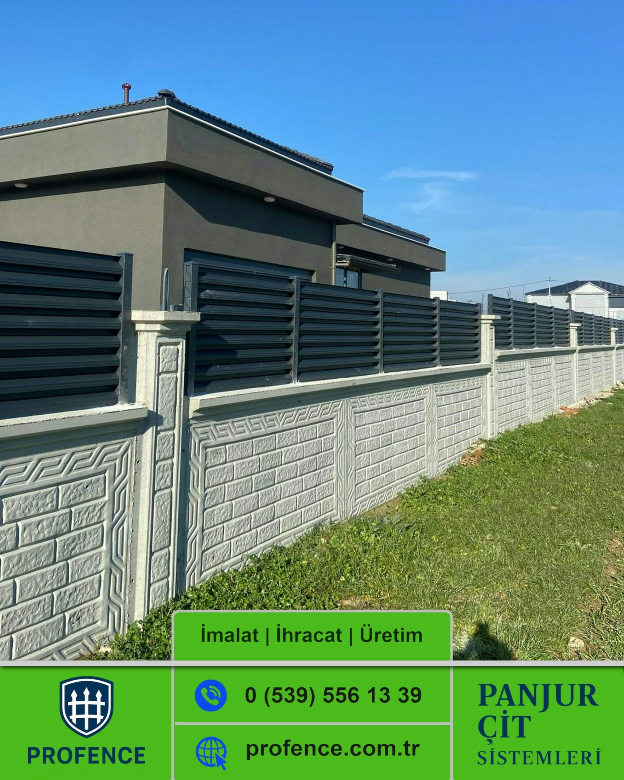 Rüzgar Kırıcılı Panjur Çit