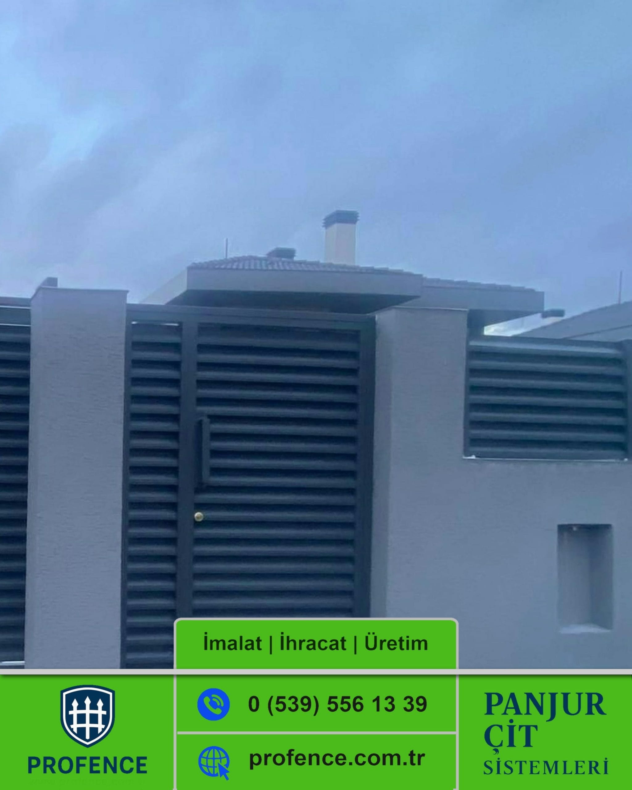 Rüzgar Kırıcılı Panjur Çit