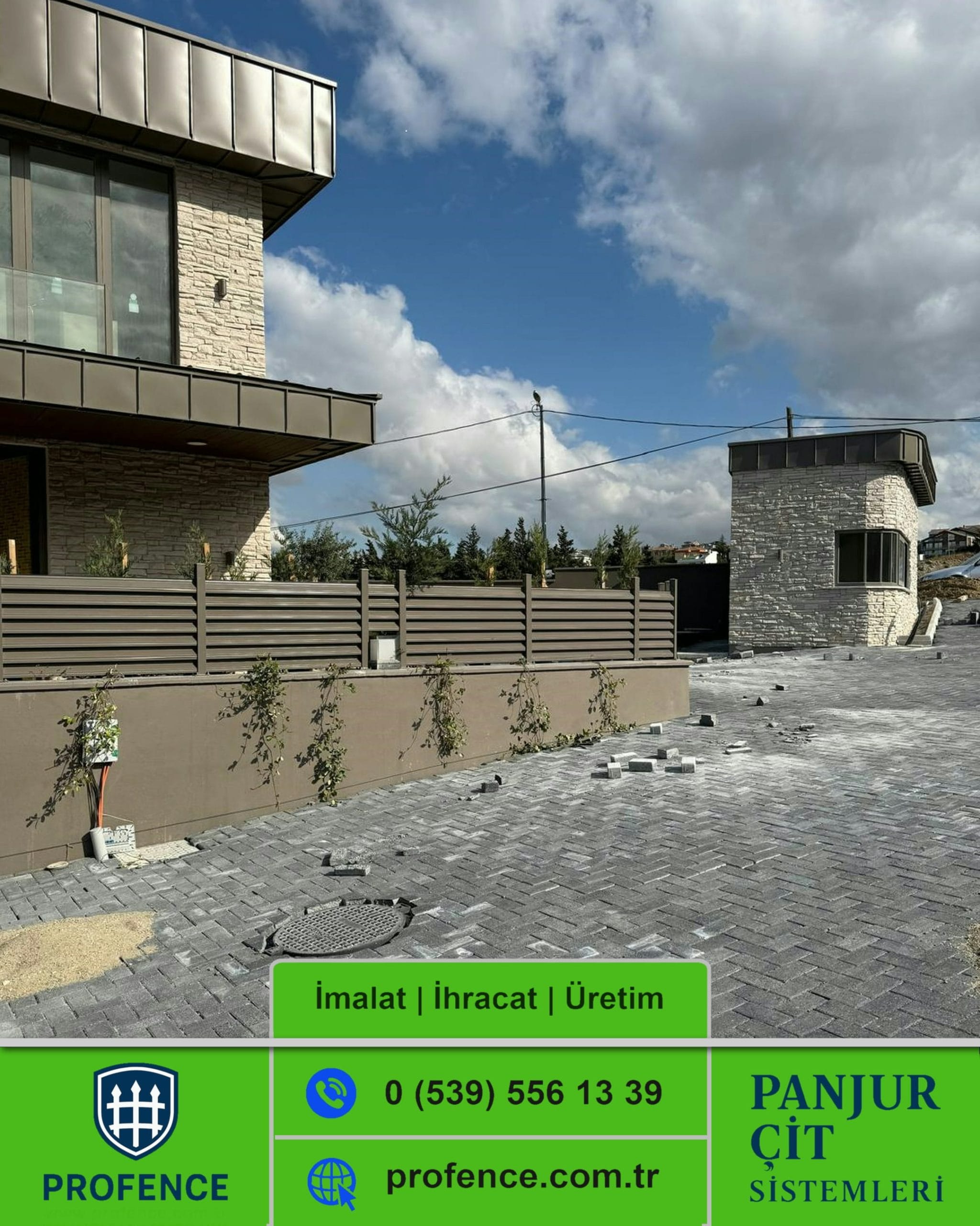 Rüzgar Kırıcılı Panjur Çit