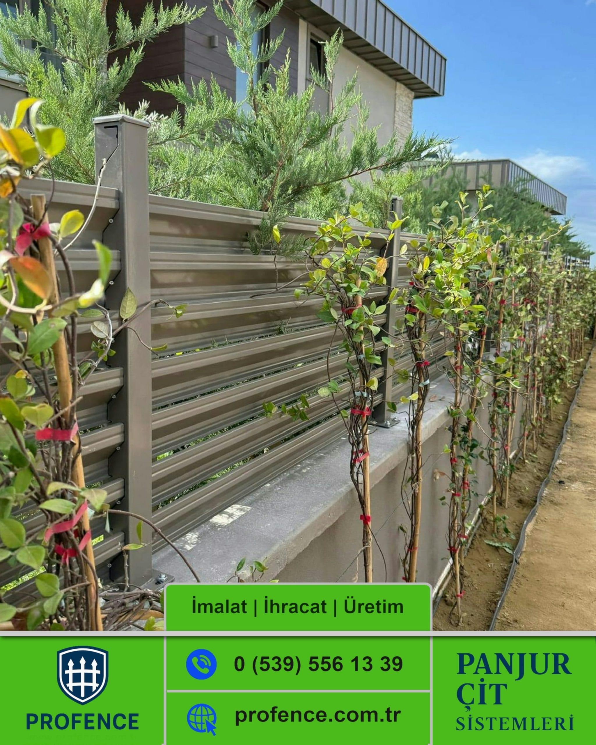 Rüzgar Kırıcılı Panjur Çit