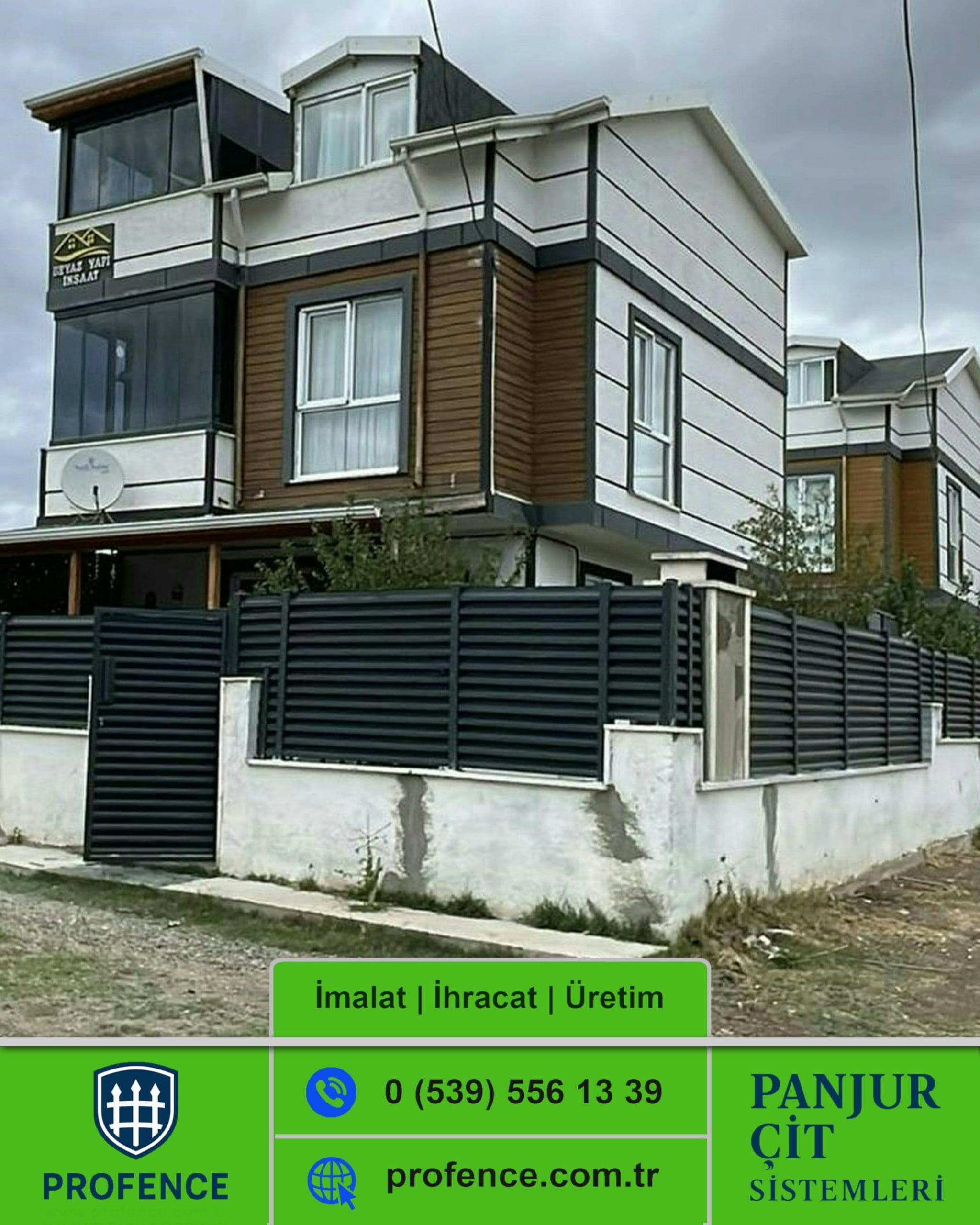 Rüzgar Kırıcılı Panjur Çit